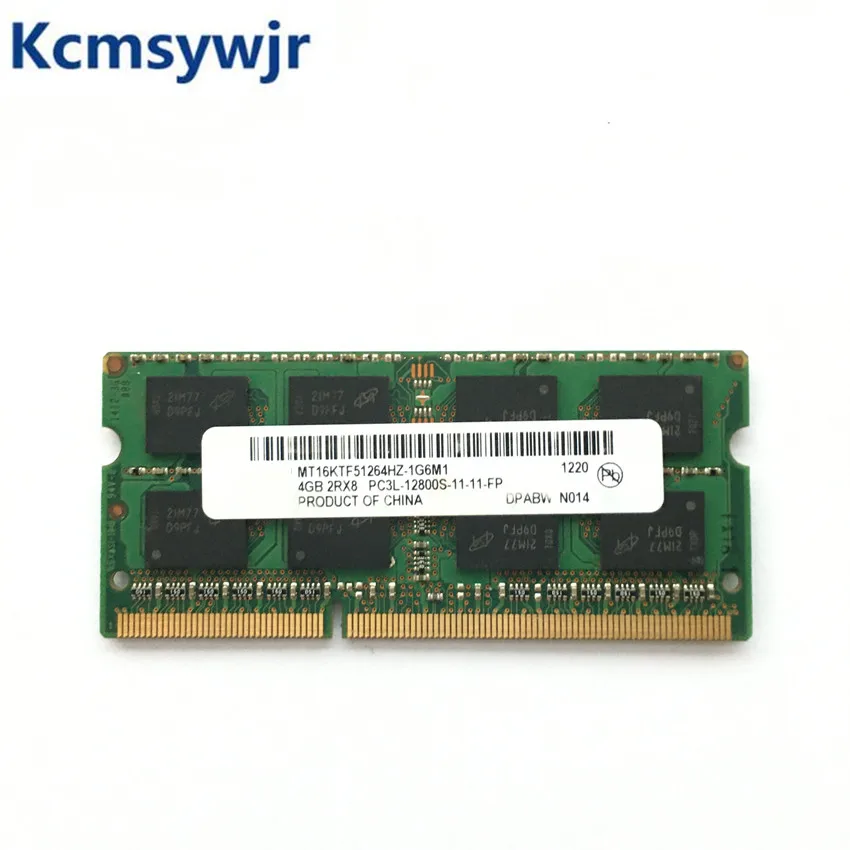 Микрон чипсет 4 Гб 1RX8 2Rx8 PC3L 12800S DDR3 1600 МГц ГБ модуль памяти ноутбука SODIMM