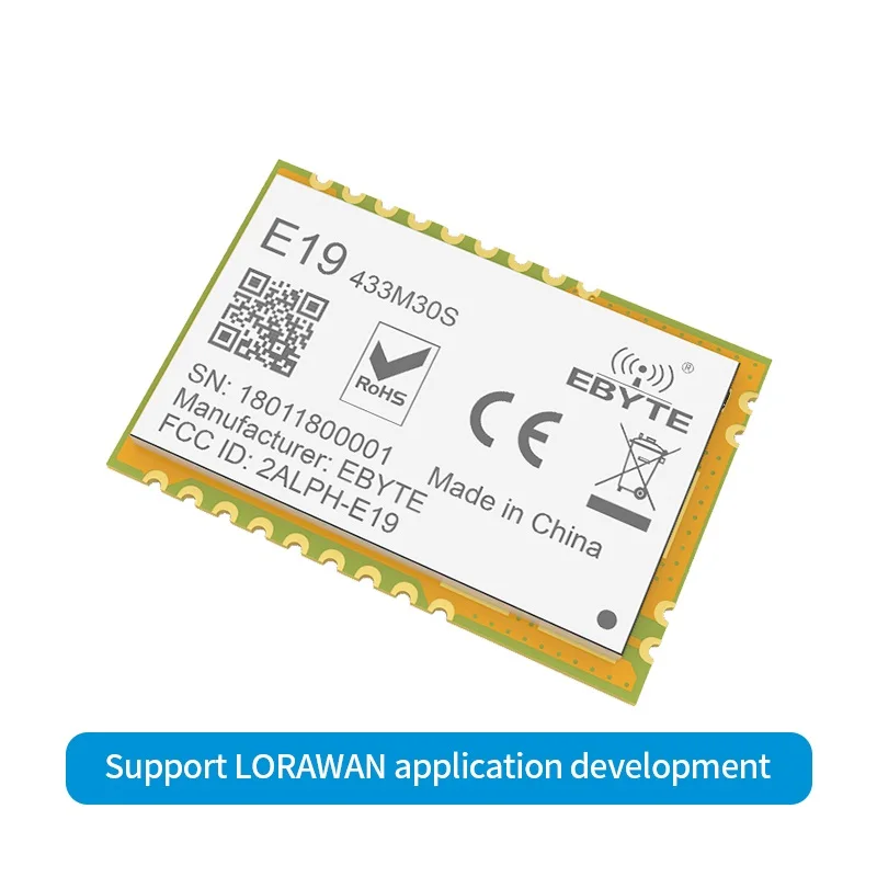 E19 433M30S Lora большой диапазон SPI SX1278 433 МГц 1 Вт печать антенна отверстия IoT uhf