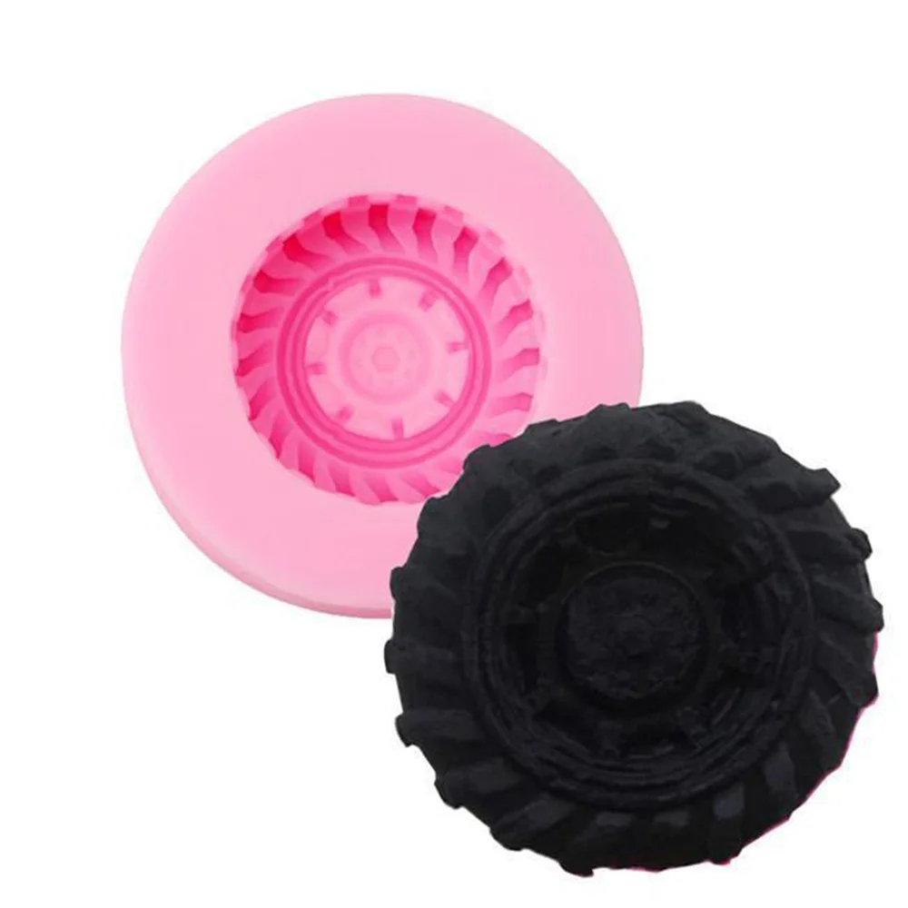 Автомобильные шины силиконовая форма для выпечки торта инструмент 4 размера цвет