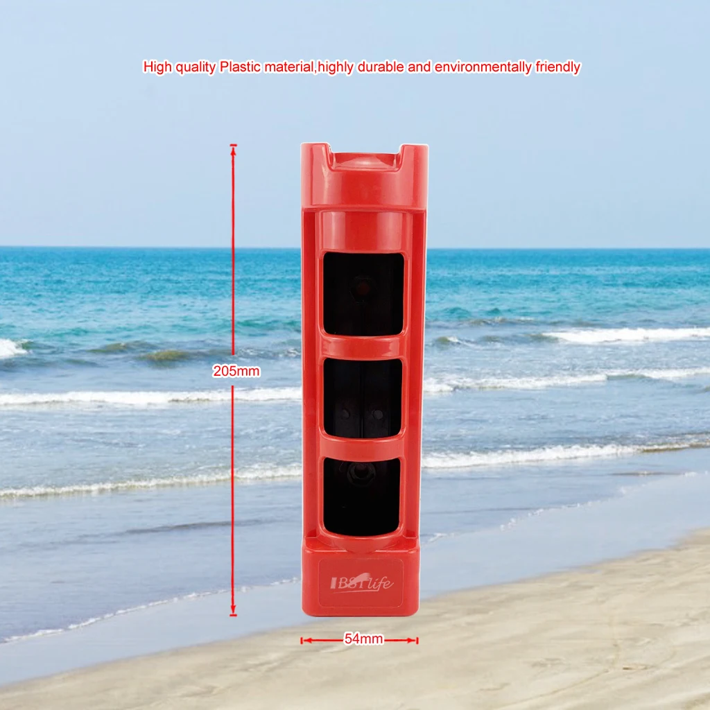 

ABS Plastic Fishing Rod Pole Holder Fishing Box Fishing Rod Support Durable Tube Mount Bracket Socket Rack Boat Accessories