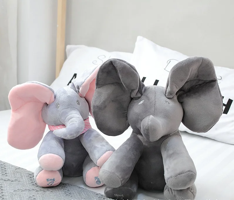 

New lovely decoration 25cm Variety elephant lifelike Soothing doll soft accompany Pillow good quality toy Children's puzzle gift
