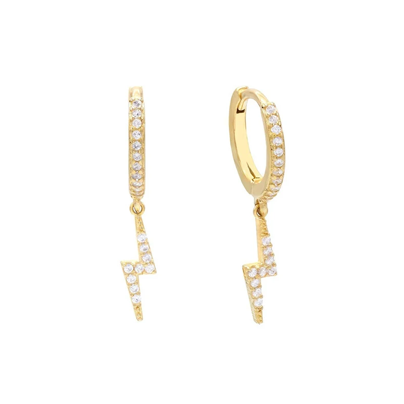 CANNER Trend Insects Stars Moon Gold Earrings For Women Pendientes Piercing Hoop Earring Girl Unique Party Fine Jewelry Gift | Украшения и