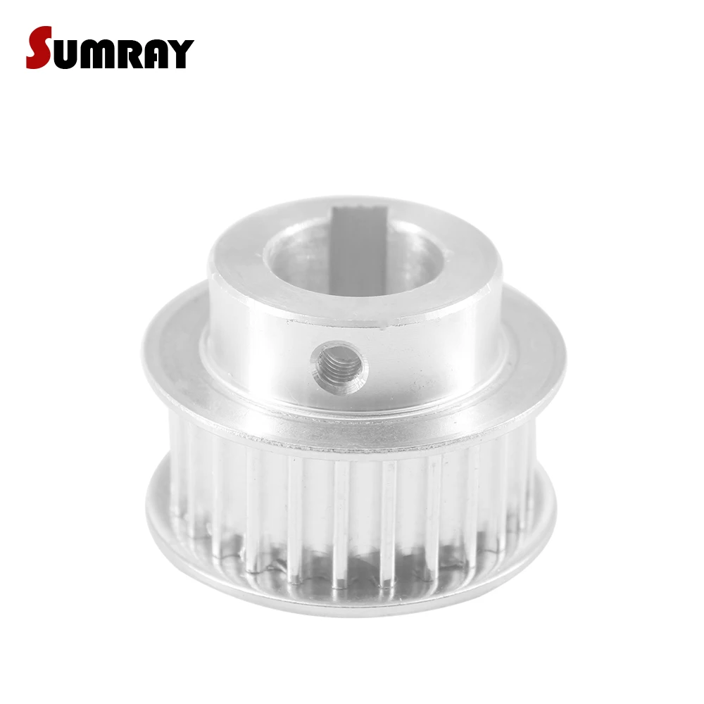 Зубчатый шкив SUMRAY Keyway 5 м 26 т 10/12/14/15 мм диаметр отверстия keyway 3/4/5 ширина 16/21