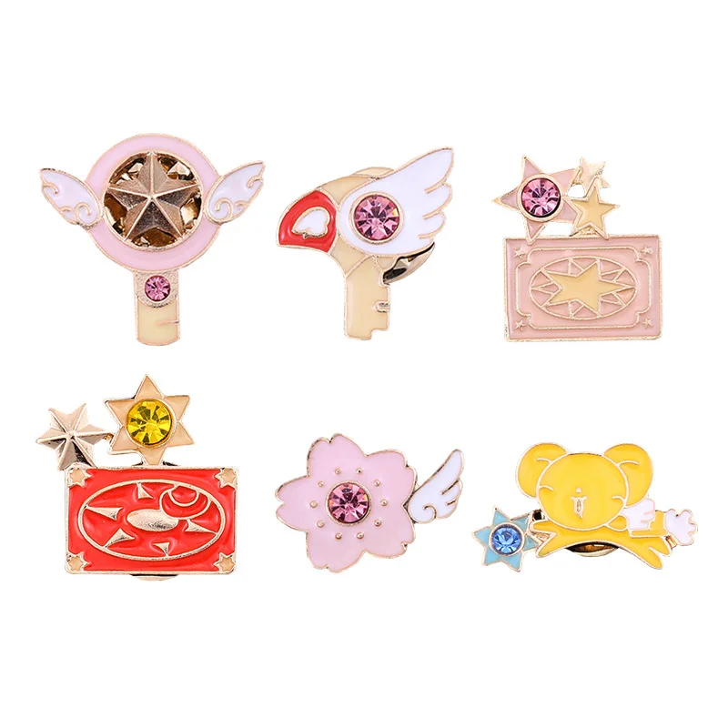 Мультяшная эмалированная брошь кнопка значок металлический для Хэллоуина