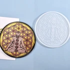 5 стилей с украшением в виде кристаллов эпоксидная смола, форма, Астролябия поднос и декоративные украшения силиконовая форма сделай сам ремесла слесарный; Прямая поставка