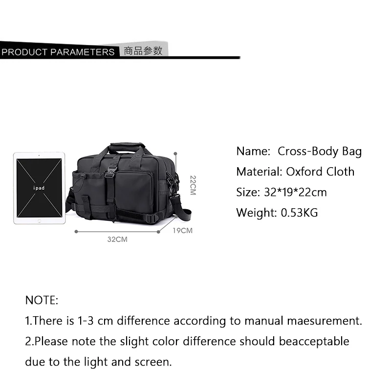 

NANCY TINO Men's Shoulder Bag Large Capacity Vintage Camera Sports Women Hand Bag Students Messenger Bag for Travelling