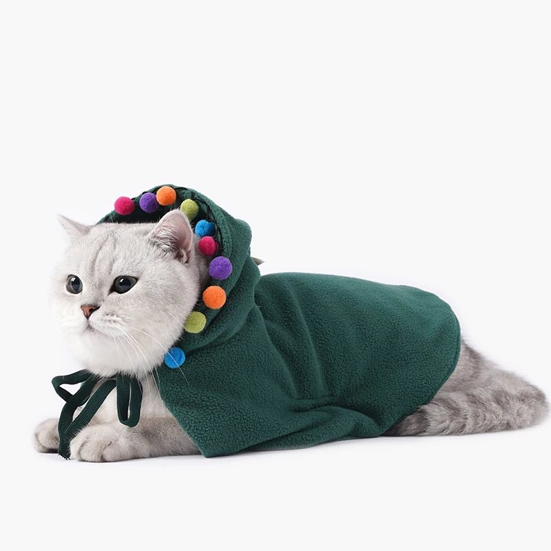 Роскошная Одежда для собак с изображением животных Рождество Весна зима теплая