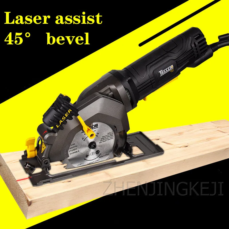 Мини-режущий станок деревообрабатывающая электрическая циркулярная пила