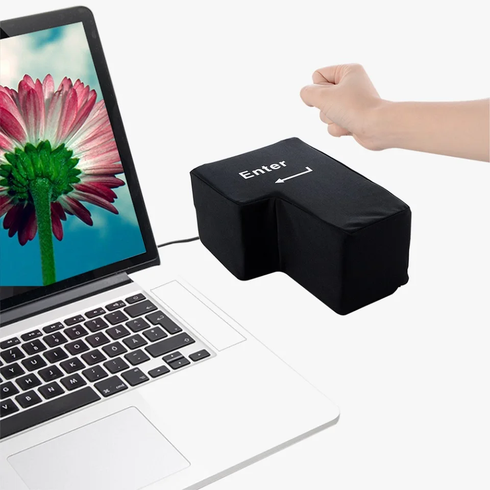 Медленно поднимающийся большой USB вход ключ антистресс Кнопка Подушка USB суперразмерный Небьющийся офис Домашний компьютер ноутбук Новинка вентиляционные игрушки