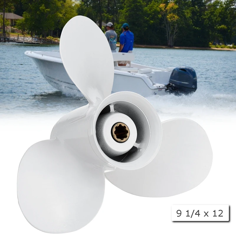 Подвесной Пропеллер для судового двигателя 3-Bladed Rotary Paddle 683-45941-00-El 9 1/4X12 Yamaha 9-15Hp