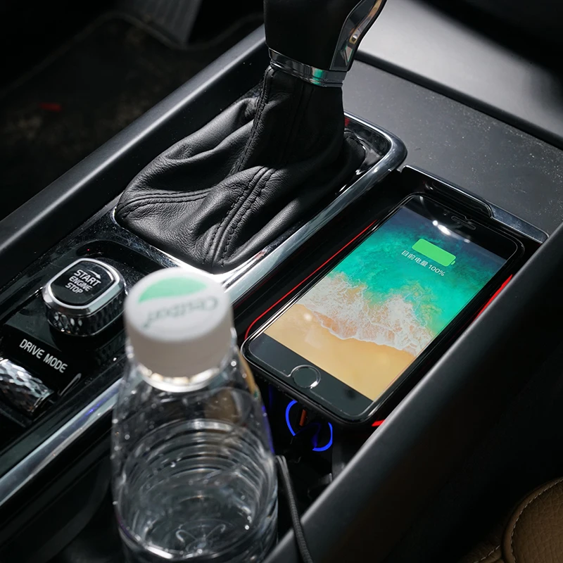 15 Вт Автомобильное Беспроводное Зарядное Устройство Телефона QC3.0 Быстрая