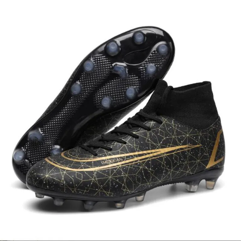 

Men's Nonslip High Ankle Football Shoes Long Studs Outdoor Training Boots Men's Women's Fashion Outdoor Sports Footwear Unisex