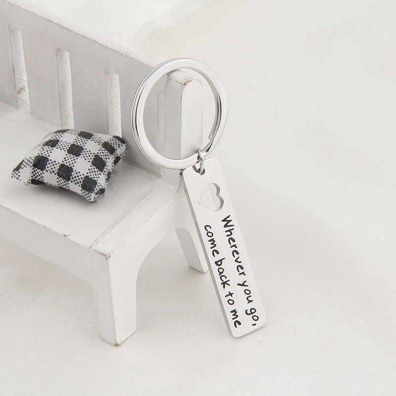 Новинка 2020 креативный подарок бойфренда где бы вы ни вернулись ко мне брелок