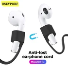 Oppselve силиконовый держатель для наушников с защитой от потери кабели для AirPods беспроводные Bluetooth наушники шейный шнур Магнитный шнур