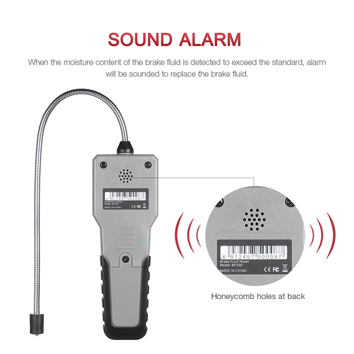 Тестер тормозной жидкости автомобильный детектор Интеллектуальный тестер с ЖК