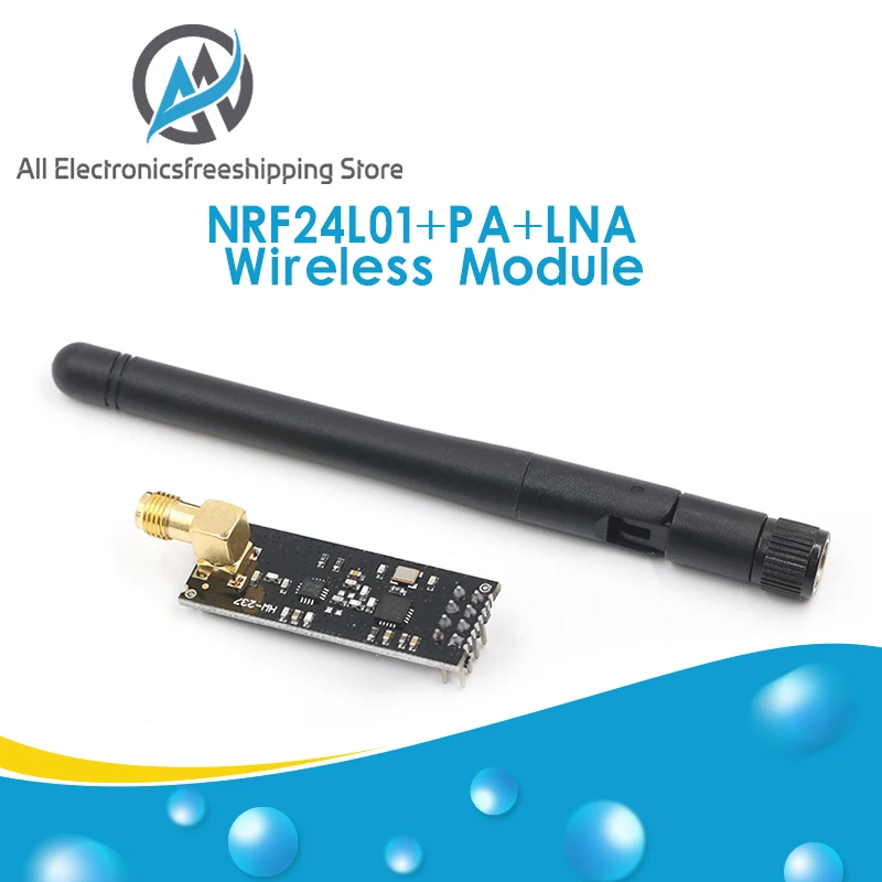 NRF24L01 + PA LNA беспроводной модуль с антенной на 1000 метров большие расстояния FZ0410 мы