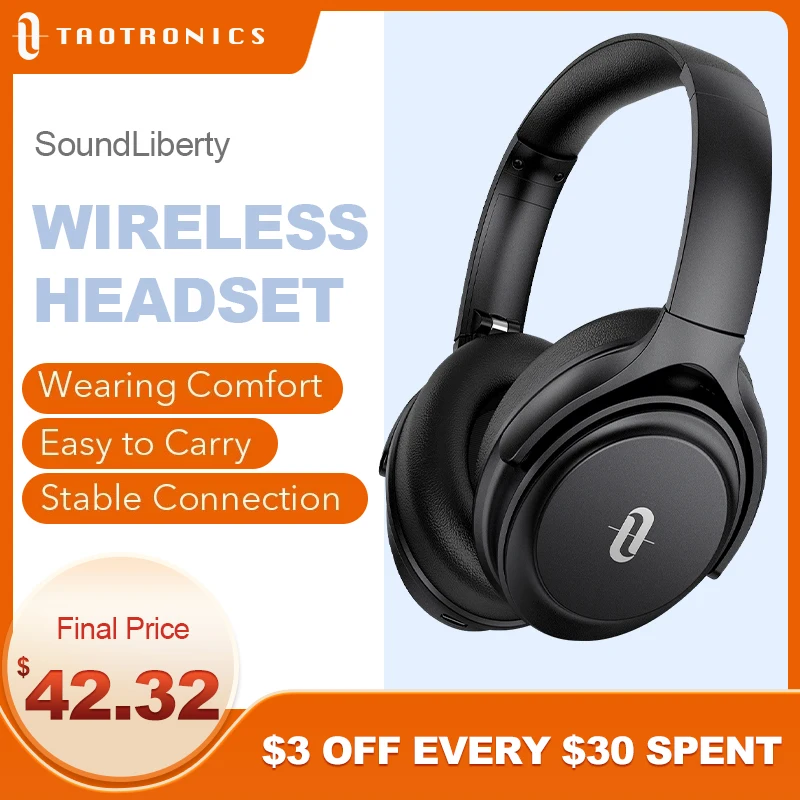 Беспроводные наушники TaoTronics SoundLiberty 85 TWS с шумоподавлением гарнитура 40 часов