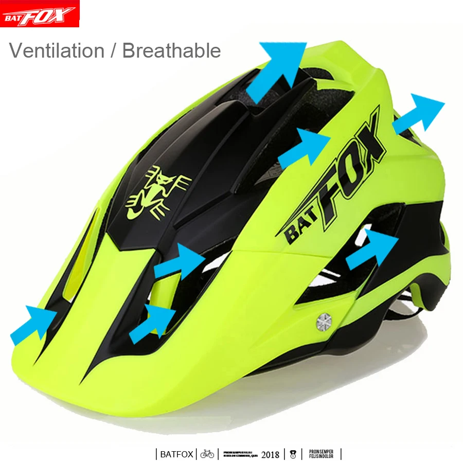 Batfox велосипедный шлем ультралегкий велосипедный шлем Casco Ciclismo интегрально-Формованный велосипедный шлем дорожный горный MTB шлем 56-62 см