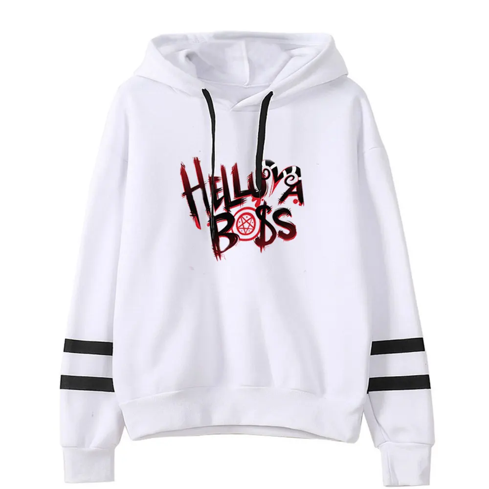 Helluva Boss Hoodie Sweatshirts Parallel Bars 2021 New Casual Spring Autumn Winter Letter Hooded Young Women Pullovers