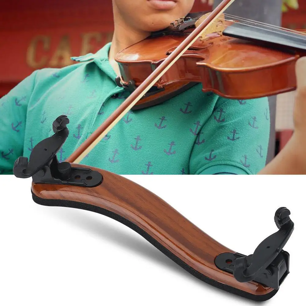 

High quality Maple Wood Violin Shoulder Rest for 3/4 and 4/4 Violin with Height Adjustable Feet Violin Shoulder Rest Accessories