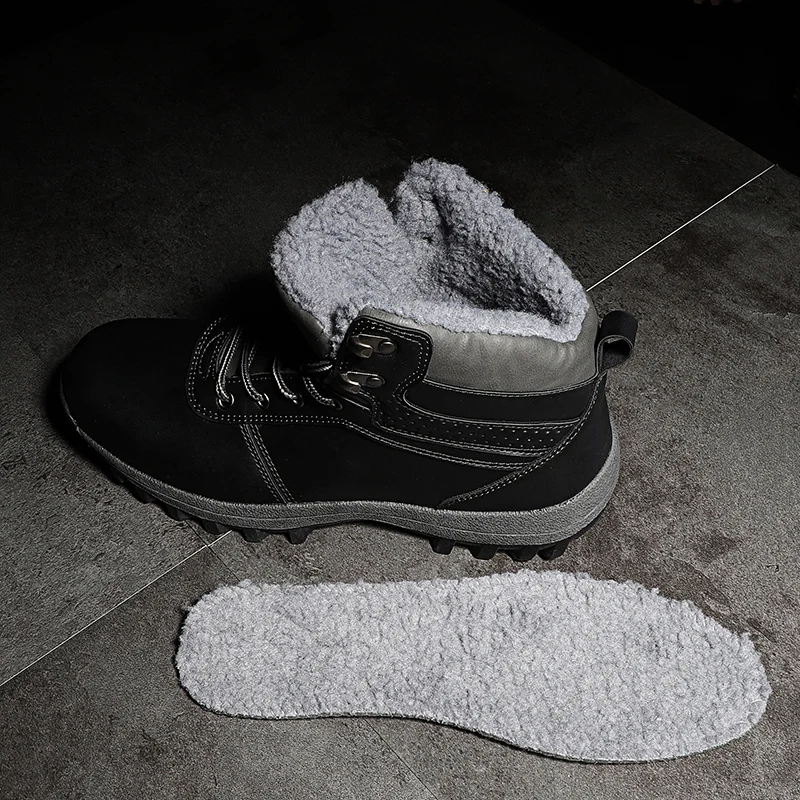 Fashion Men Winter Snow Boots Male Cotton High Top Sneakers Bota Coturnos Masculinas Warm Waterproof Martin 666 | Обувь