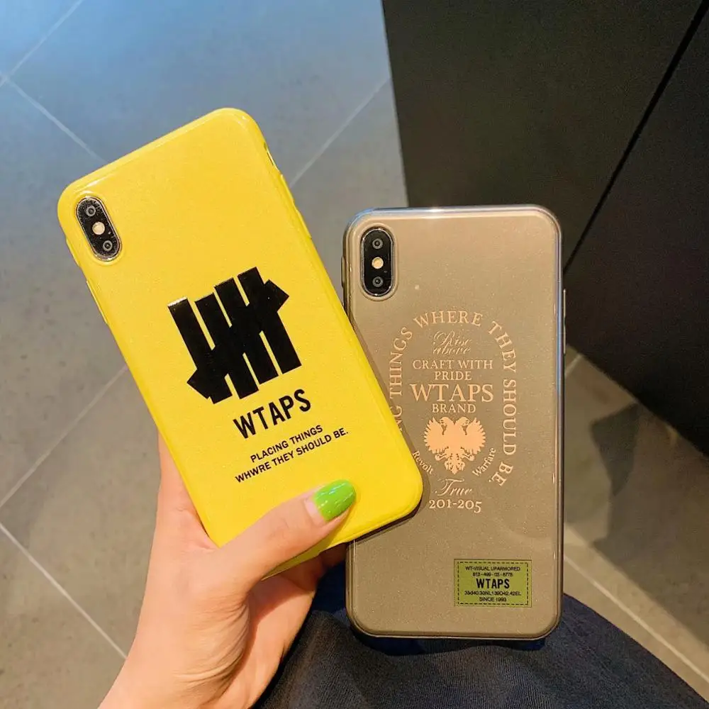 Японский уличный крутой мужской силиконовый чехол с оригинальным логотипом для