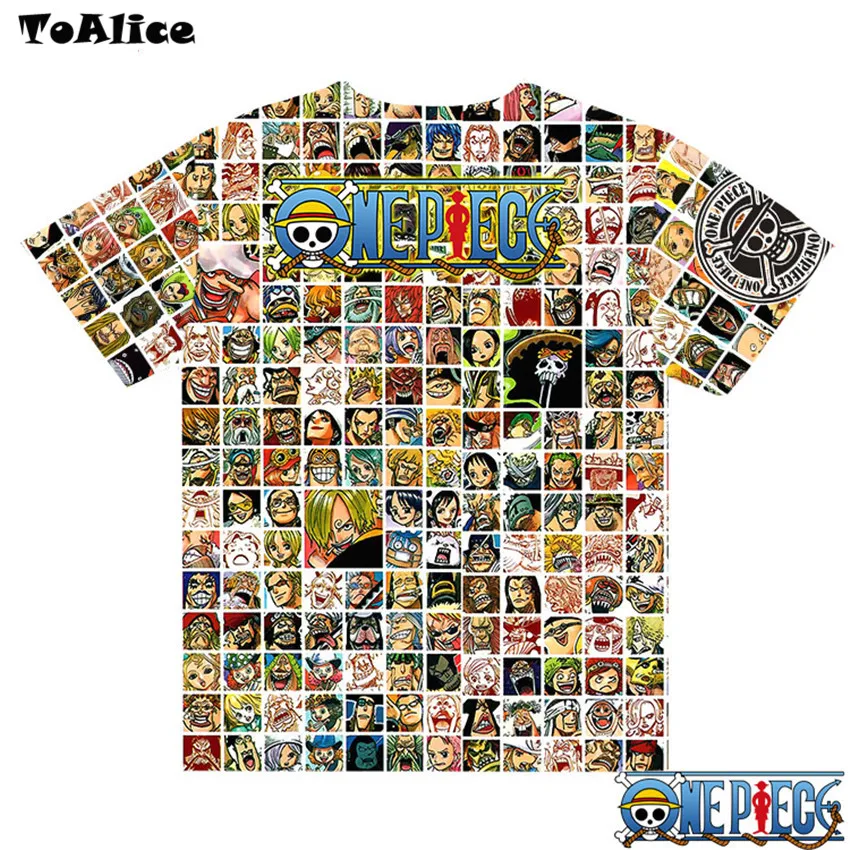 Цельная футболка 2018 модная одежда из японского аниме полностью графическая