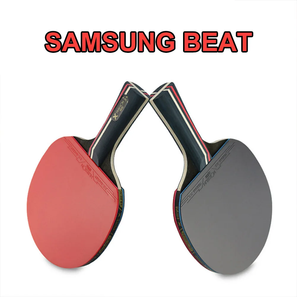 

Table Tennis Paddle Rubber Ping Pong Racket 2-Player Set with 1Pair of Rackets 3 Balls table tennis set ping pong set exercise