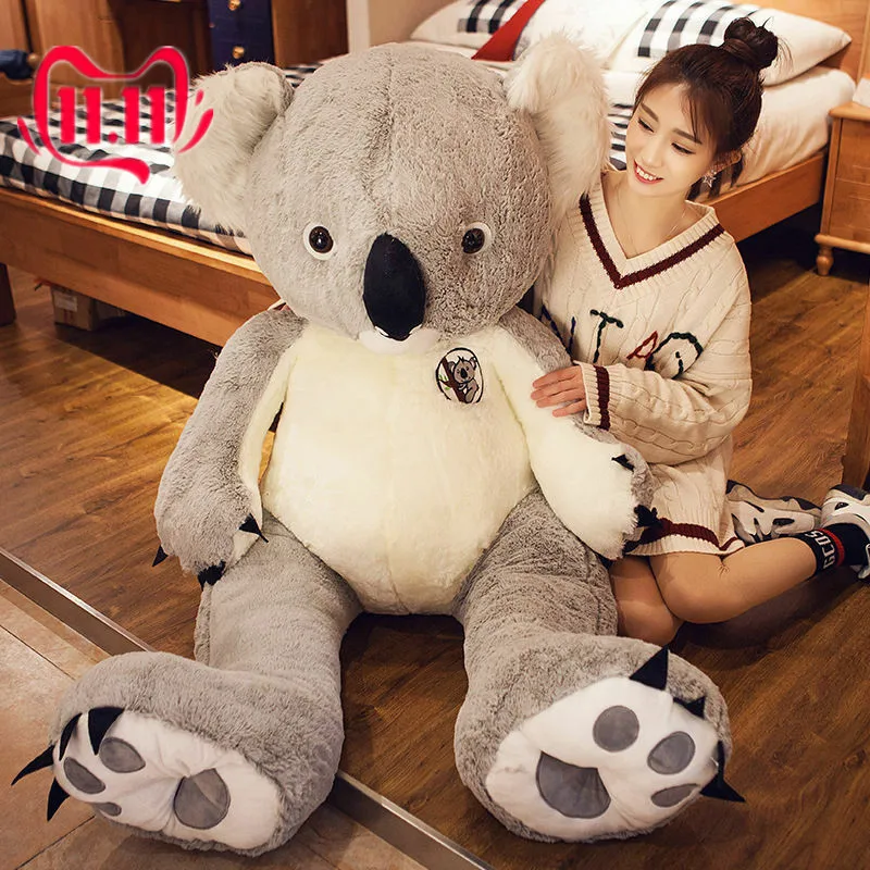 Giant Hung Big Australia Koala Cotton Plush Soft Toy Doll Stuffed Animal Gift US Unicorns Lilo And Stitch Cute Plush Bear