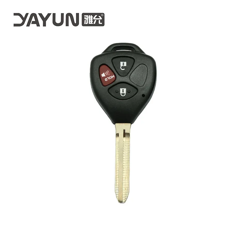 

YAYUN для toyota 3 кнопочный пульт дистанционного управления TOY43 пустое лезвие ключа чехол для ключа транспондера