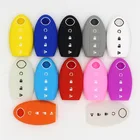 Чехол для ключа для Nissan Altima Maxima Murano Rogue Sentra Versa Titan 2006-2018, 3 кнопки, силиконовый чехол для ключа с дистанционным управлением