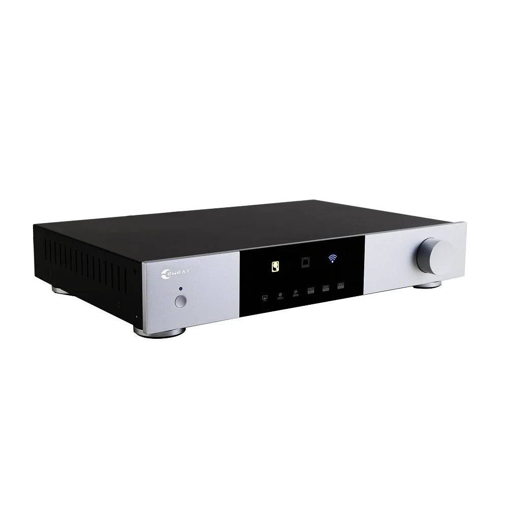 Цифровой медиаплеер AKM4493EQ бархатный звук DMP20 с HDD Bay до 14 ТБ Bluetooth4.1 XLR DSD512 MP3