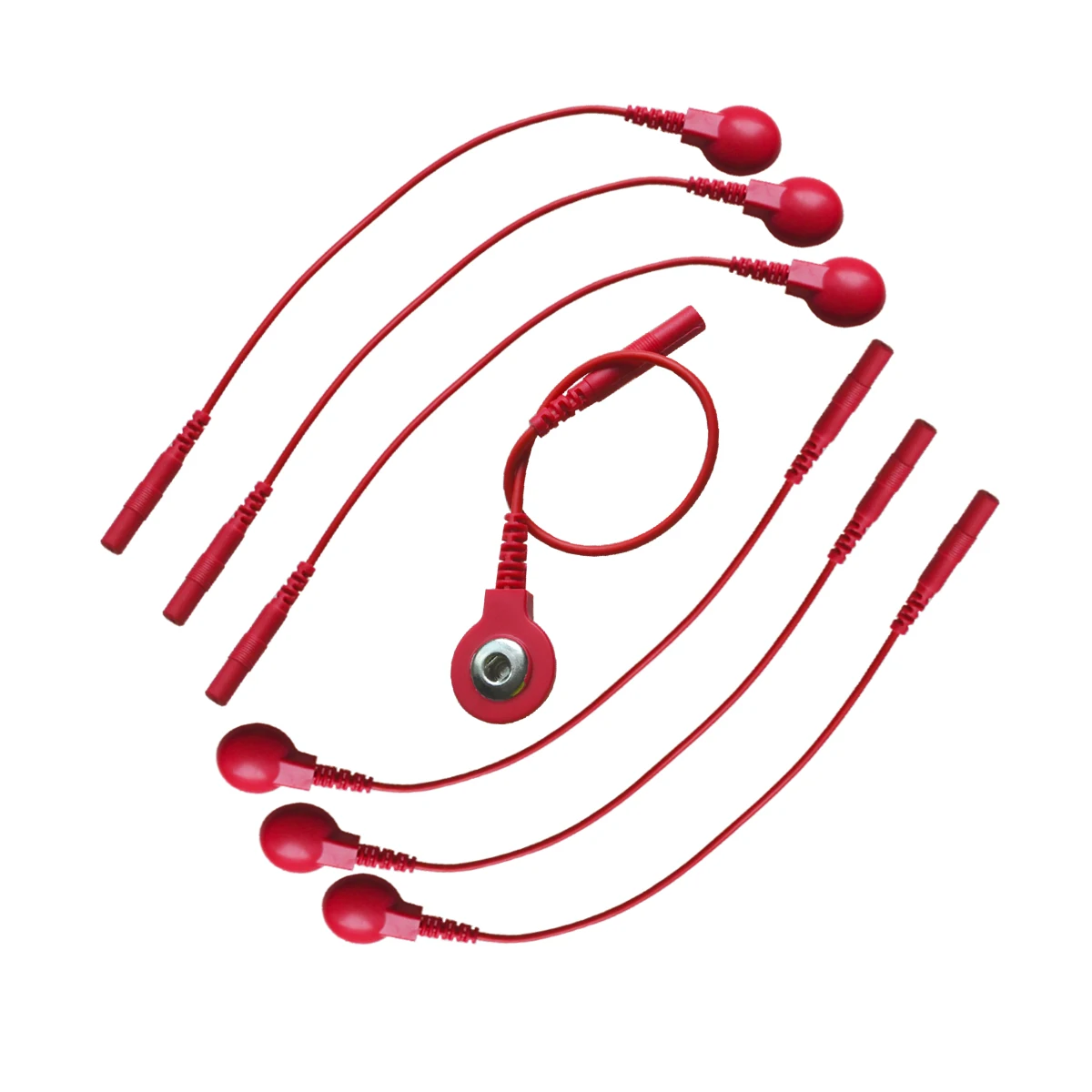 20 пар оптовая продажа электрод Электротерапия свинцовыми проводами