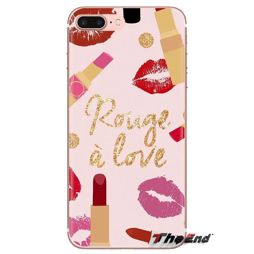 Tools Lipstick Beauty Girl Makeup Set TPU Bag Case For LG Spirit Motorola Moto X4 E4 E5 G5 G5S G6 Z Z2 Z3 G2 G3 C Play Plus Mini |