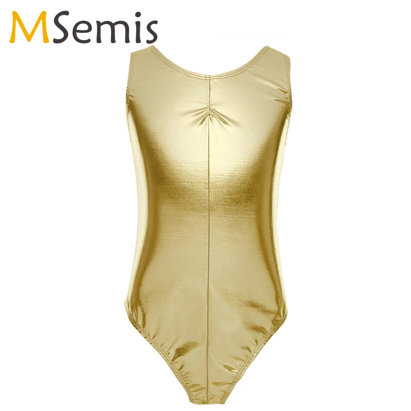 

Ballet Leotard Girls dancewear Gymnastic Swimsuit for Girls Shiny Patent Leather Ballet Dance Gymnastics Leotard Girls Dress