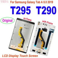 8 original lcd for samsung galaxy tab a 8 0 2019 lte sm t295 t295 t290 lcd display touch screen digitizer assembly for t295 lcd