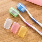 Колпачки для зубной щетки, защитные, многоцветные, 5 шт.