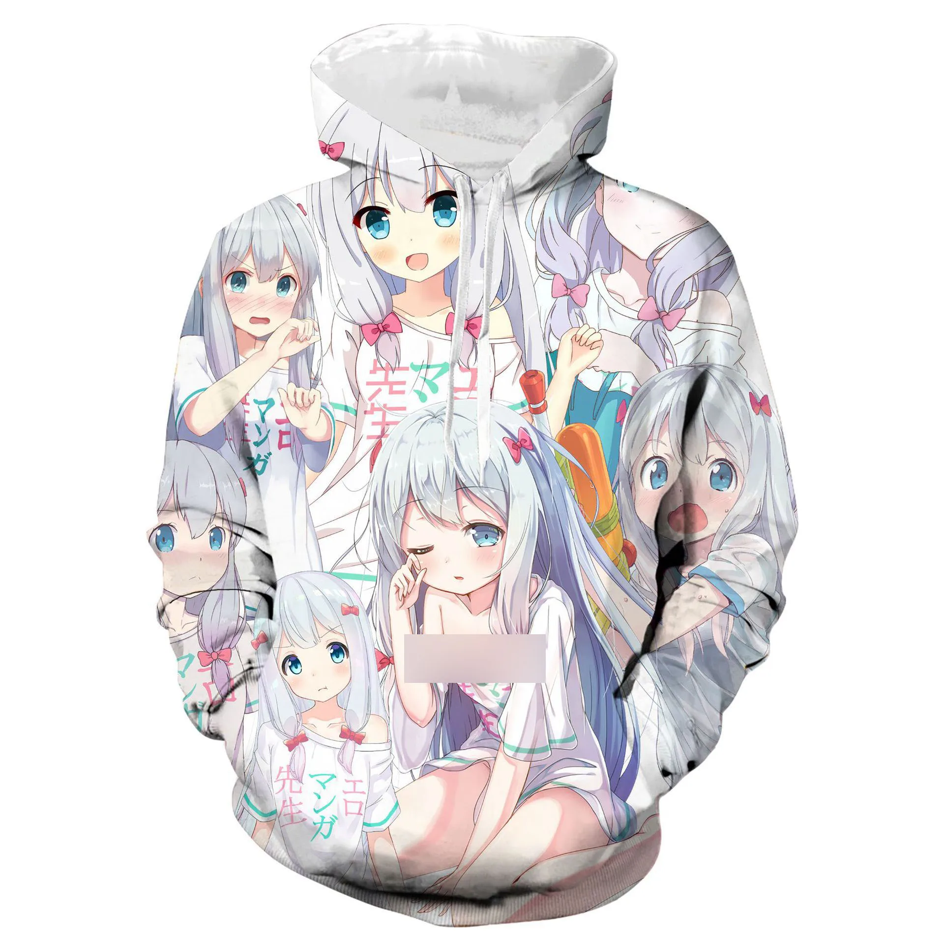Eromanga Sensei Sagiri Izumi Аниме толстовки розовый Свитшот Косплей пара уличная одежда Harajuku