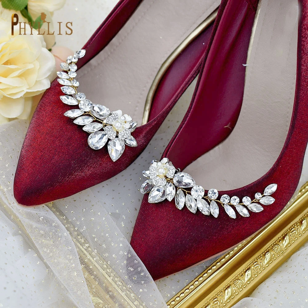 

GX35 Rhinestone Wedding Ladies Shoes Buckle Bride Shoes Decoration Shiny Shoes Decorative Clips Charm Buckle Shoe Accessories
