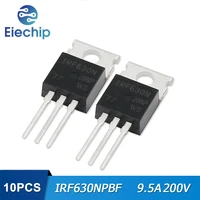 10pcs irf630npbf irf630 mosfet transistor 9 5a 200v to 220