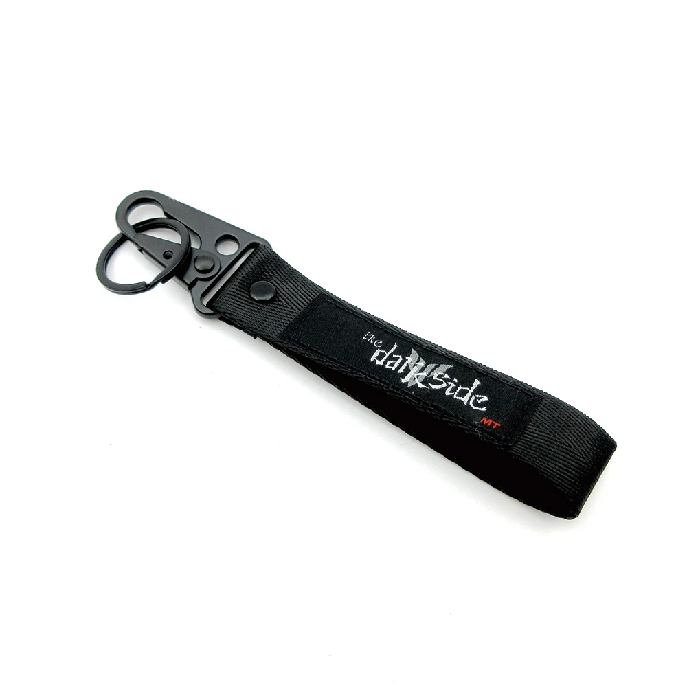

For Yamaha TRACER MT07 MT09 MT10 MT03 MT 07 09 10 03 New Motorcycle Embroidery Strap Key Ring Keyring Key Chain Keychain Black
