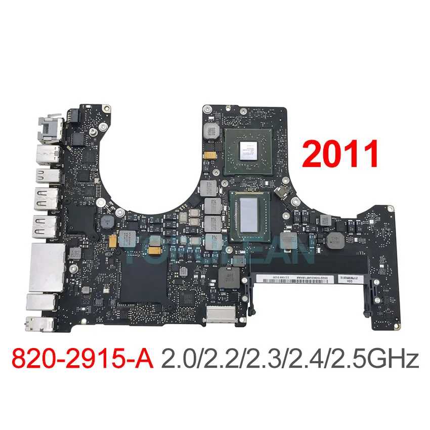 Оригинальная протестированная материнская плата A1286 для MacBook Pro 15 дюймов