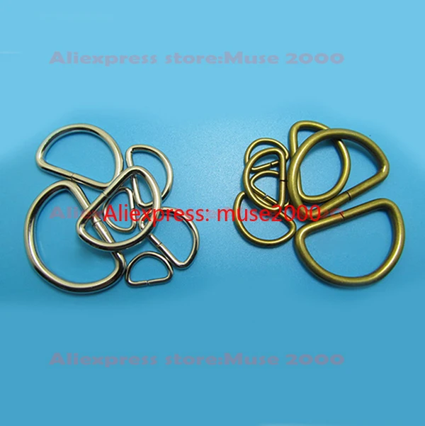 _ Пряжка стальной металлический D образный зажим для крепления ремня