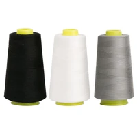 3000 yard sewing thread polyester thread set strong durable black white sewing threads for hand machines sewing thread