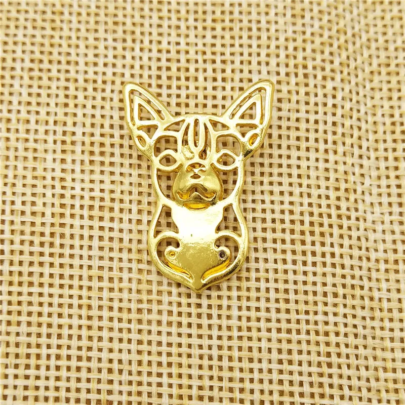 Прямая поставка модные милые броши и булавки для чихуахуа булавка воротника