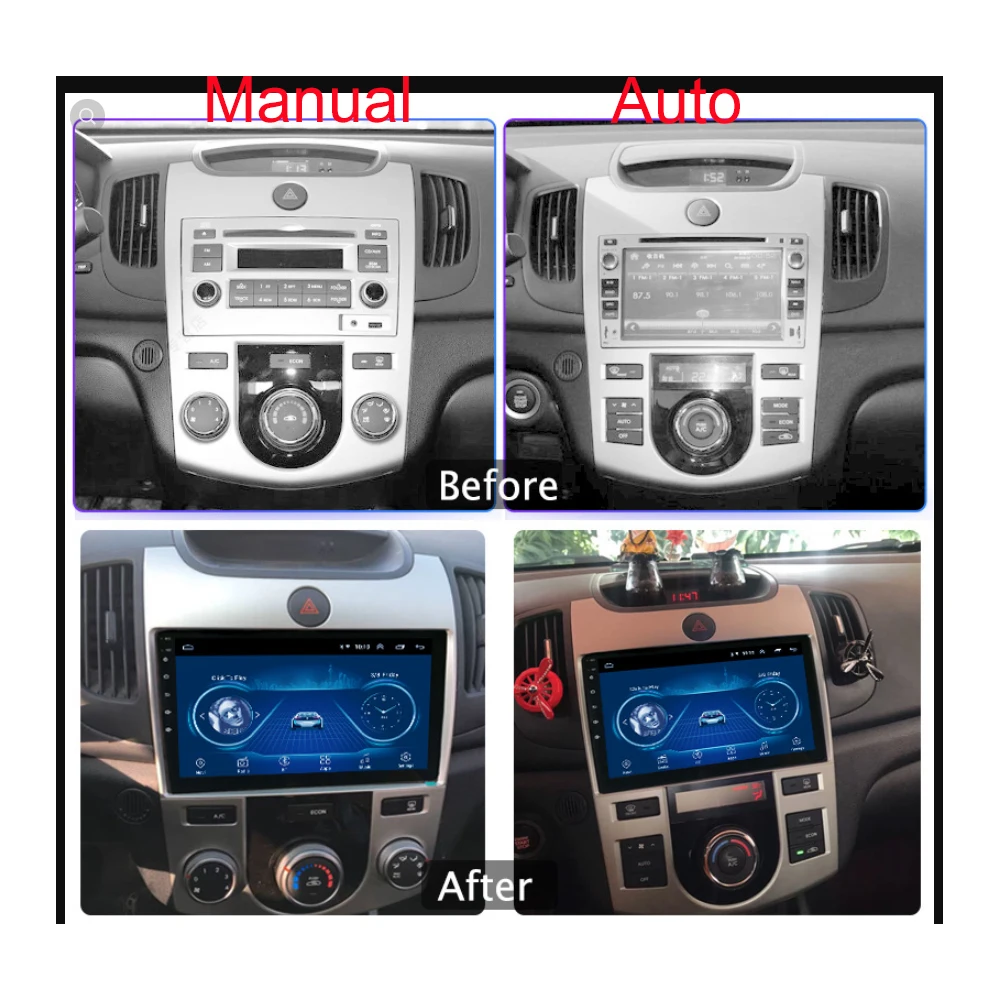 Автомагнитола NAVISTART 2 Din Android 10 для KIA Forte Cerato 2008-2014 мультимедиа 4G Wi-Fi Carplay DSP