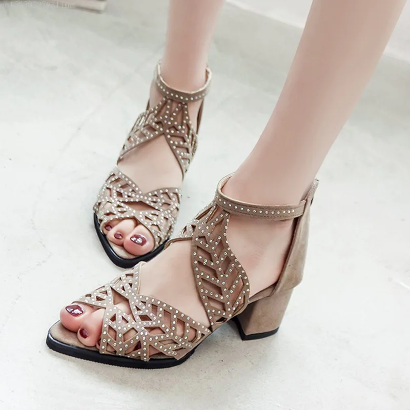 Женские босоножки женская обувь с открытым носком летние ботинки сандалии