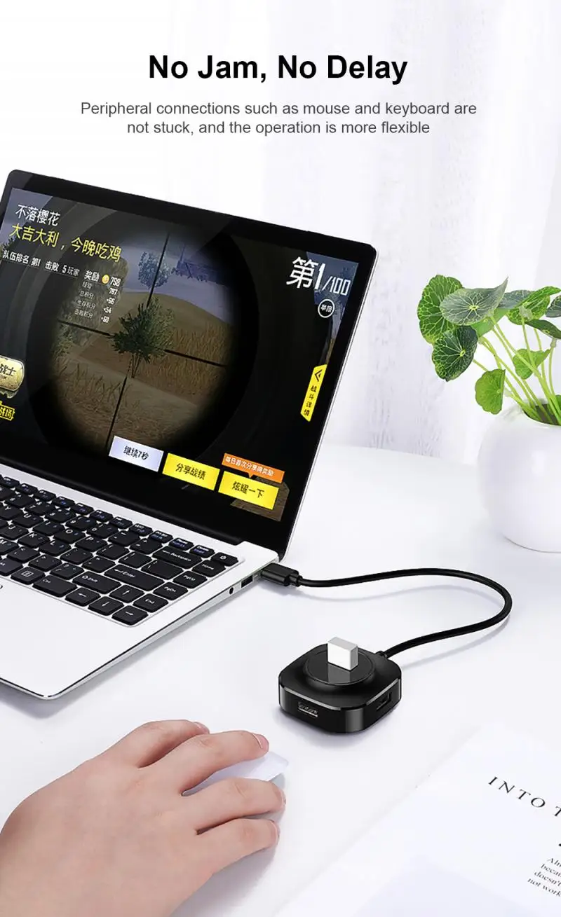 Usb-хаб 3 0 Тип c-многофункциональный концентратор разветвитель расширения 4