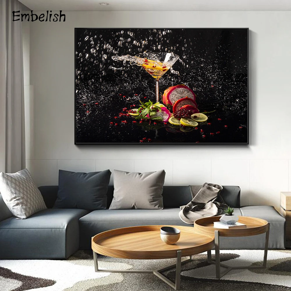 Embelish всплеск в стекле Летние фрукты современная кухня домашний декор фотографии