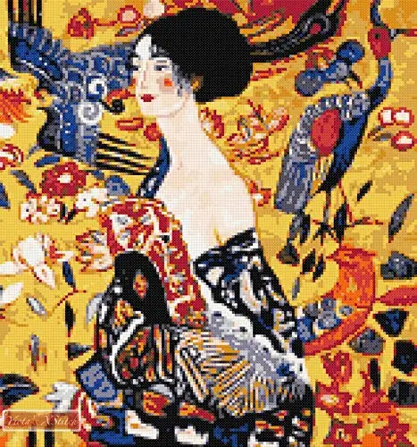 

Женский комплект для вышивки крестиком Klimt
